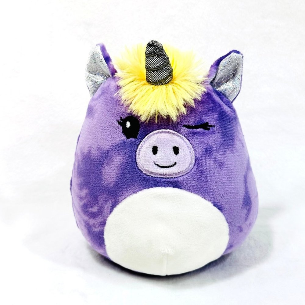 Squishmallows Wink Mystery Squad Purple Unicorn Plush - Scented